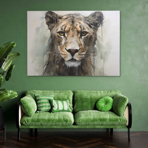 Lioness Heart - Luxury Wall Art