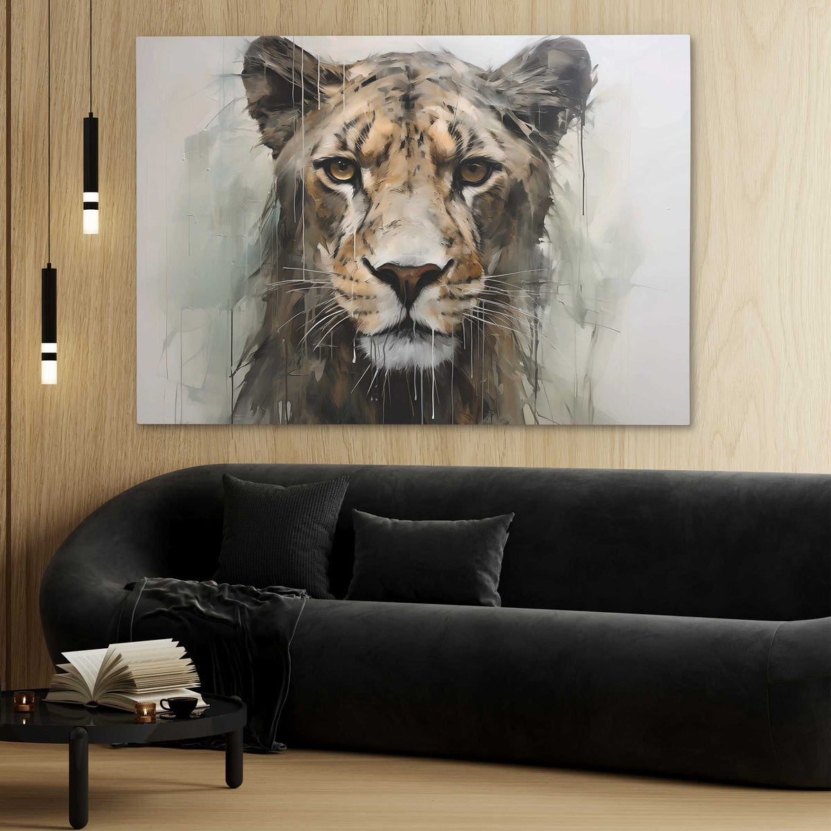 Lioness Heart - Luxury Wall Art