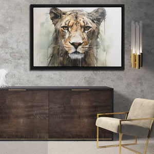 Lioness Heart - Luxury Wall Art