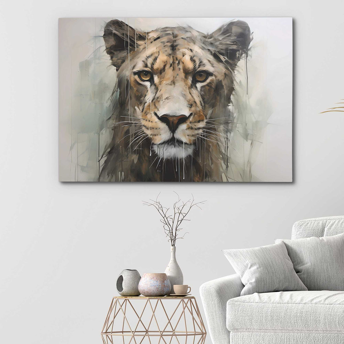 Lioness Heart - Luxury Wall Art