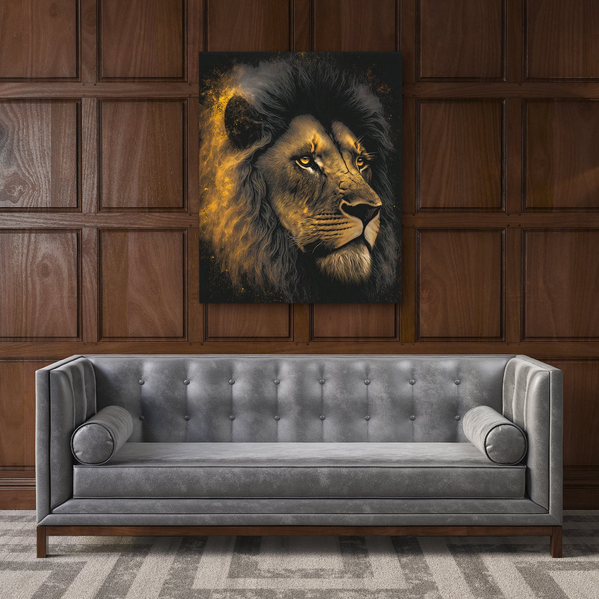 Lion&#39;s Glory - Luxury Wall Art