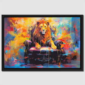 Lion's Throne - Luxury Wall Art