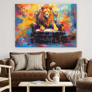 Lion's Throne - Luxury Wall Art