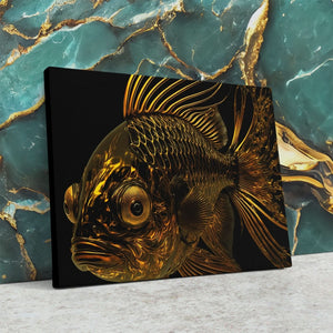 Liquid Gold Fish - Luxury Wall Art