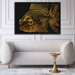 Liquid Gold Fish - Luxury Wall Art