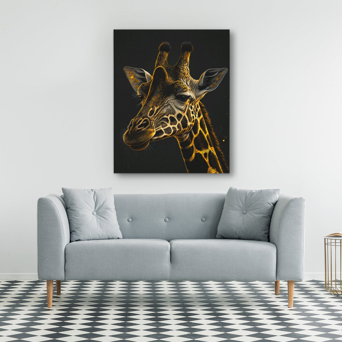 Long Neck Giraffe - Luxury Wall Art
