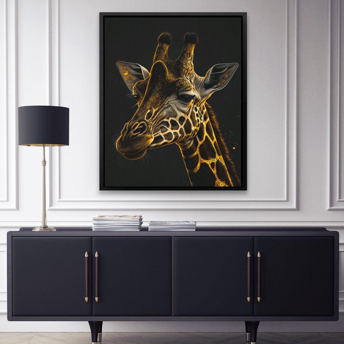 Long Neck Giraffe - Luxury Wall Art