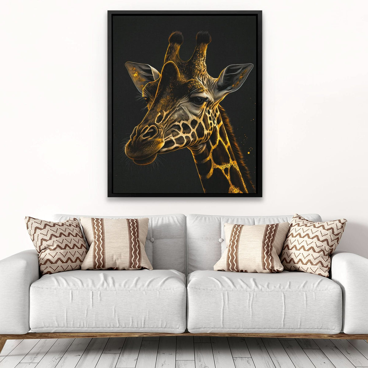 Long Neck Giraffe - Luxury Wall Art