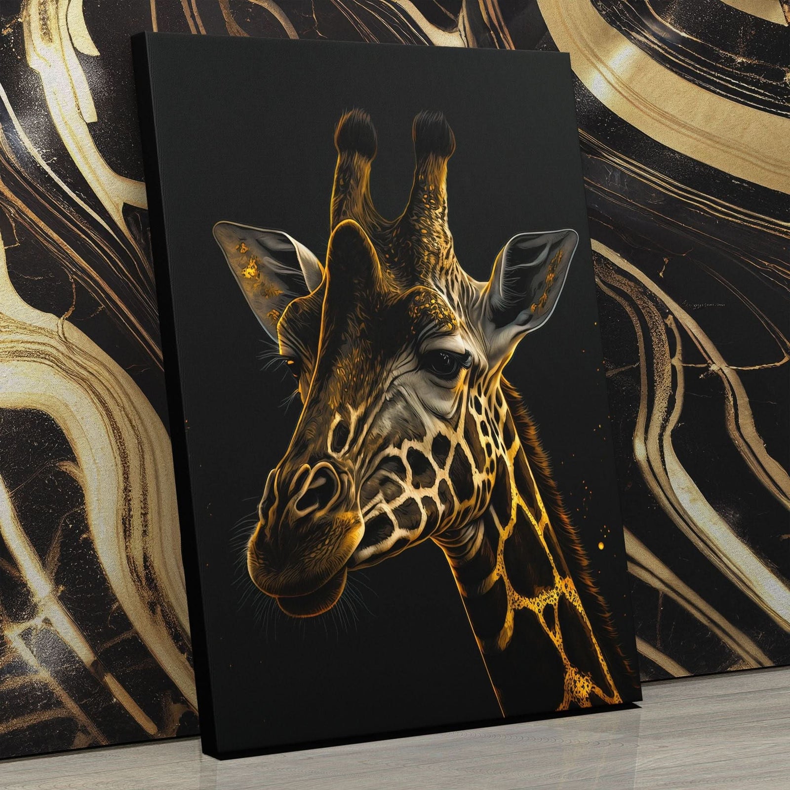 Long Neck Giraffe - Luxury Wall Art