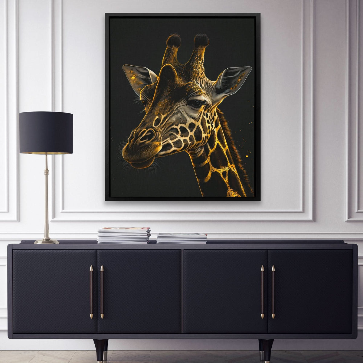 Long Neck Giraffe - Luxury Wall Art