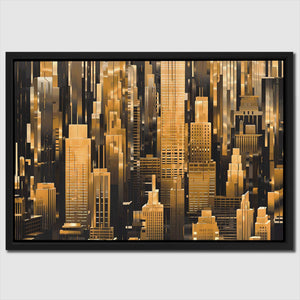 Lost in a City of Gold - Luxury Wall Art