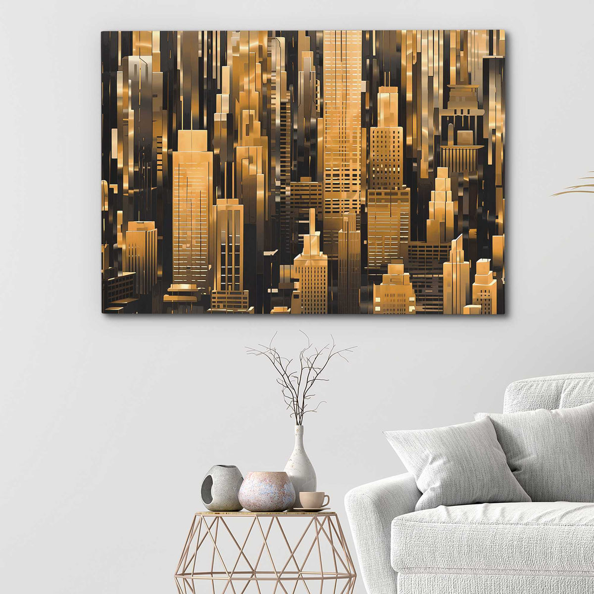 Lost in a City of Gold - Luxury Wall Art