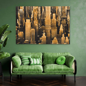 Lost in a City of Gold - Luxury Wall Art