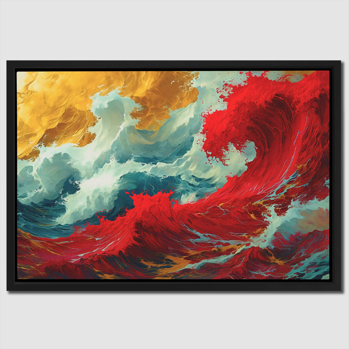 Luminous Waves - Luxury Wall Art