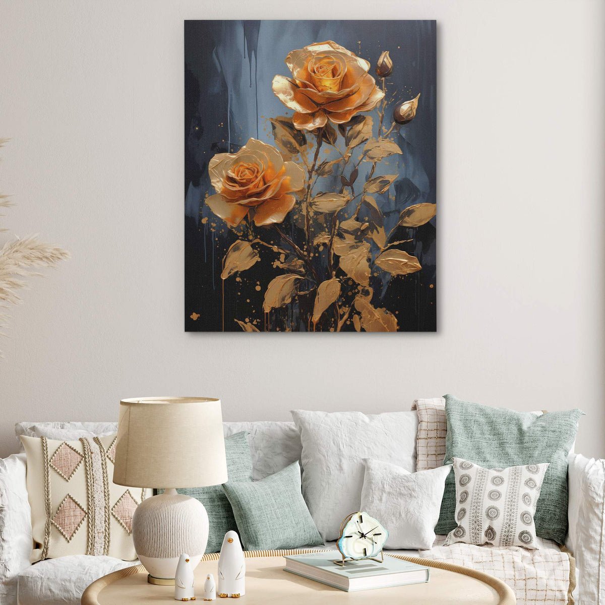 Lush Roses - Luxury Wall Art