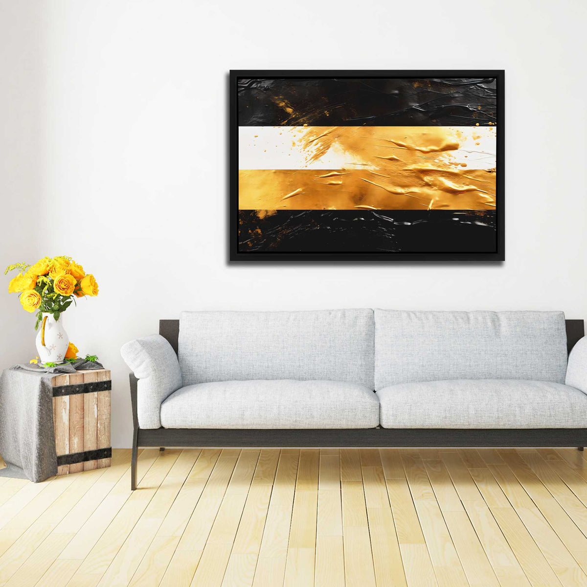 Luxurious Stripes - Luxury Wall Art