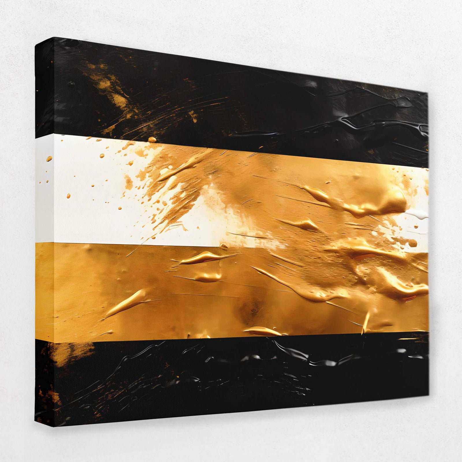 Luxurious Stripes - Horizontal Canvas Wall Art