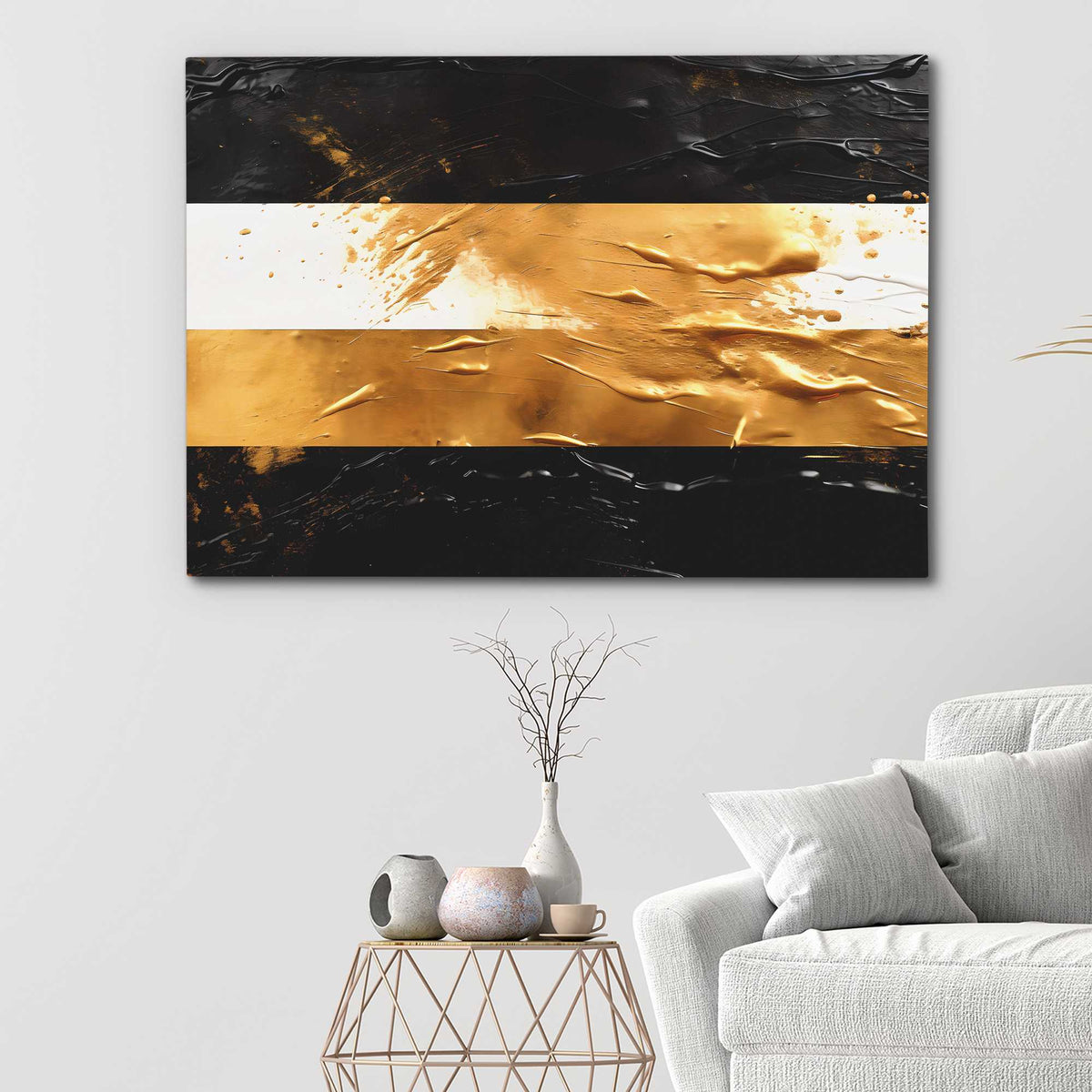Luxurious Stripes - Luxury Wall Art