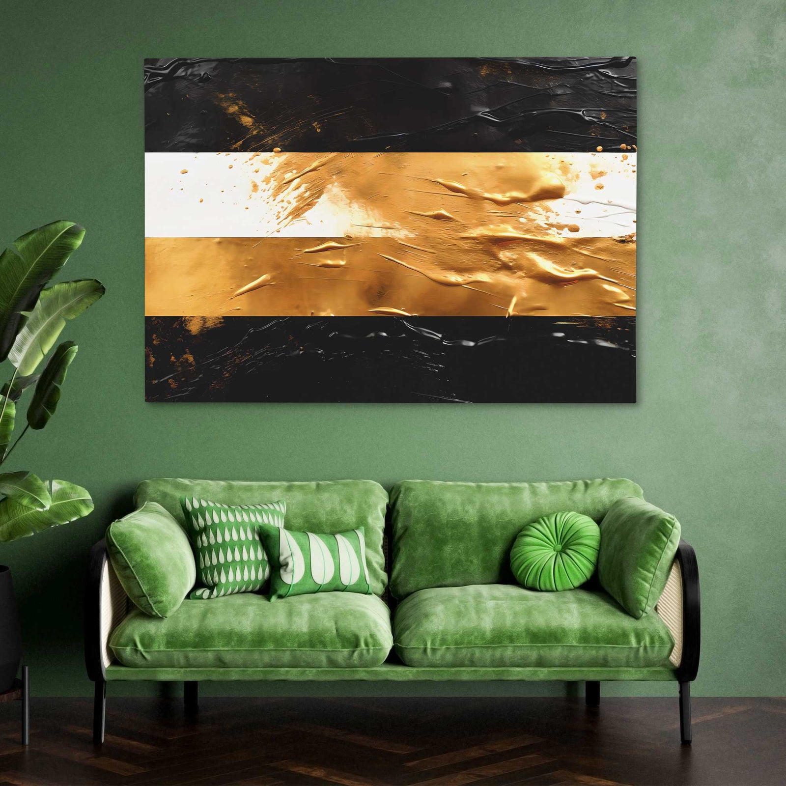 Luxurious Stripes - Luxury Wall Art