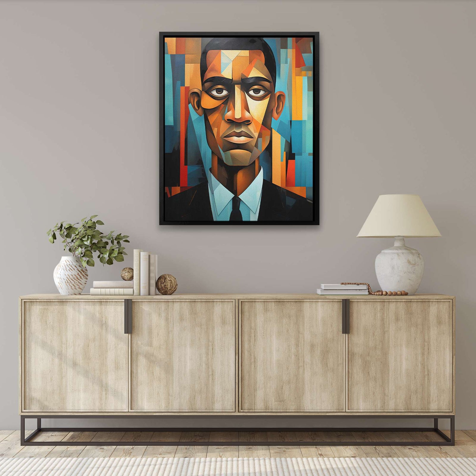 Man in Black - Luxury Wall Art