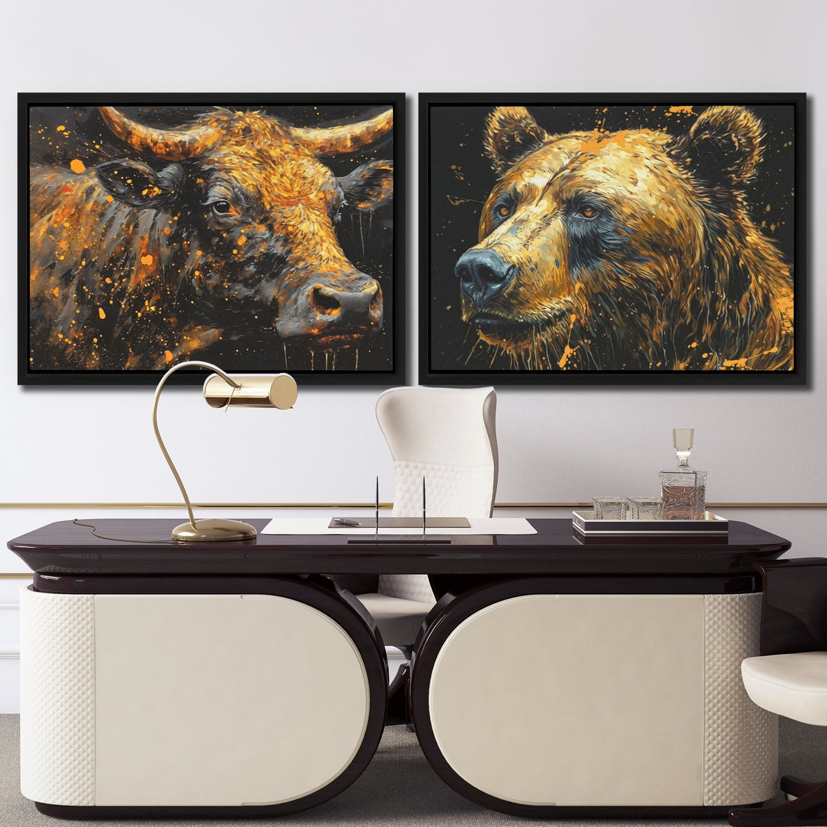 Market Titans - Luxury Wall Art