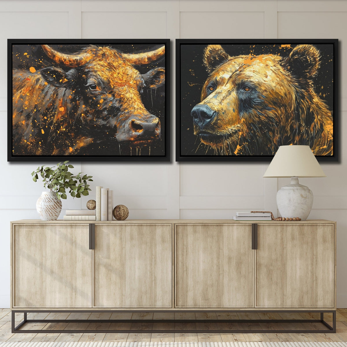 Market Titans - Luxury Wall Art