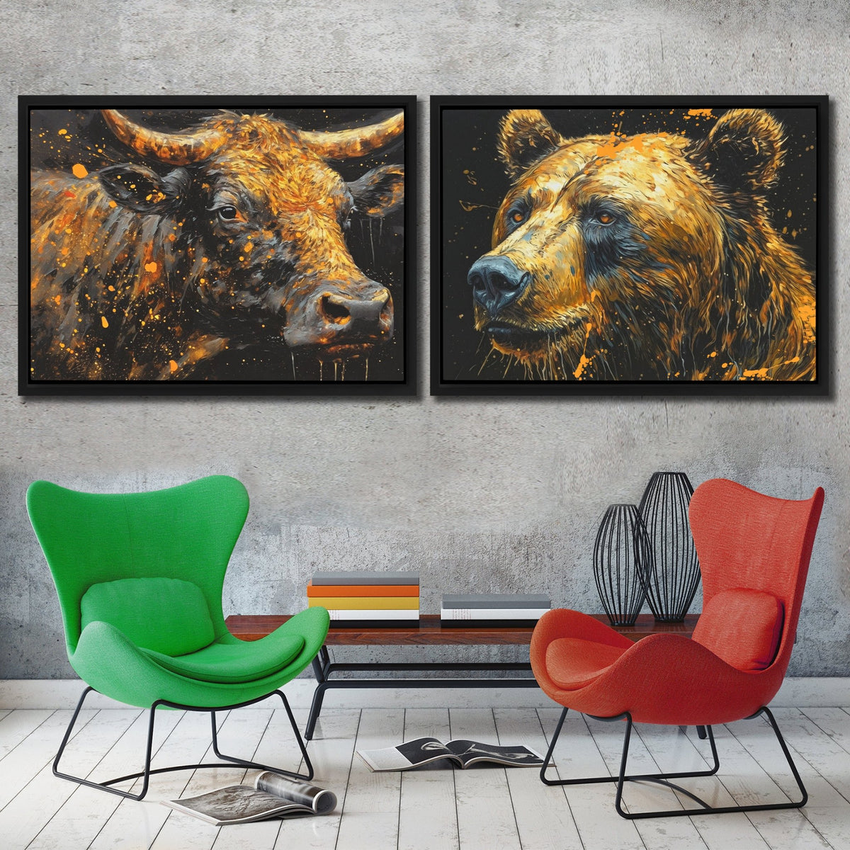 Market Titans - Luxury Wall Art