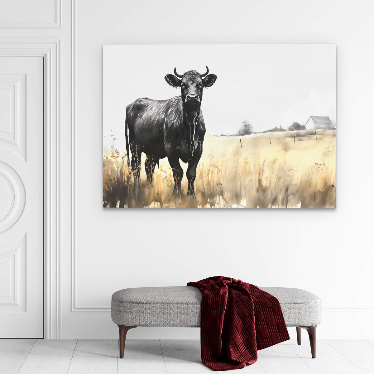 Meadow Cow - Luxury Wall Art