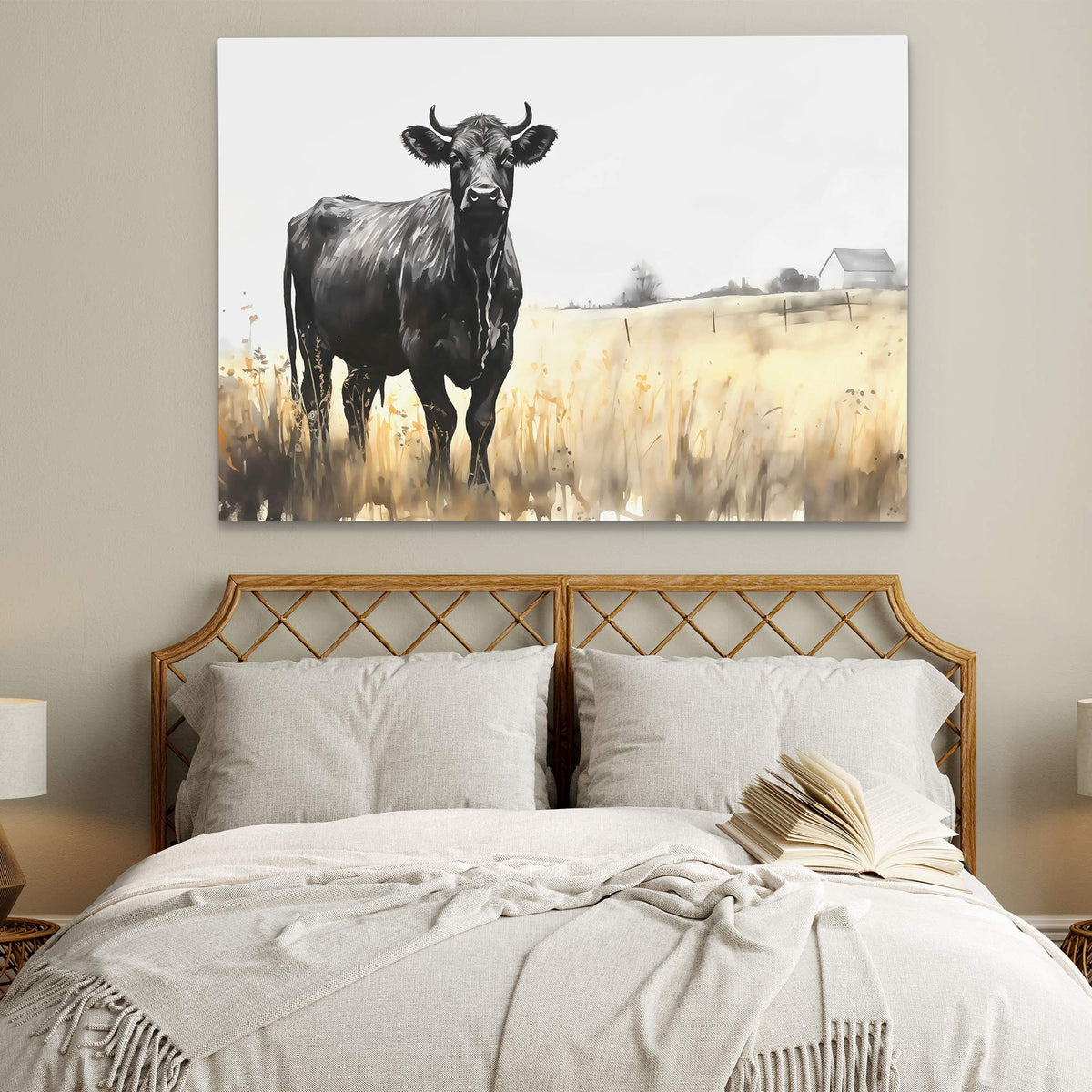Meadow Cow - Luxury Wall Art