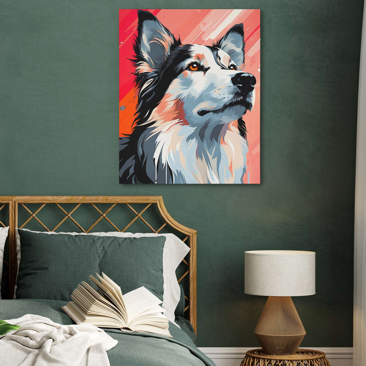 Mesmerized Husky - Luxury Wall Art
