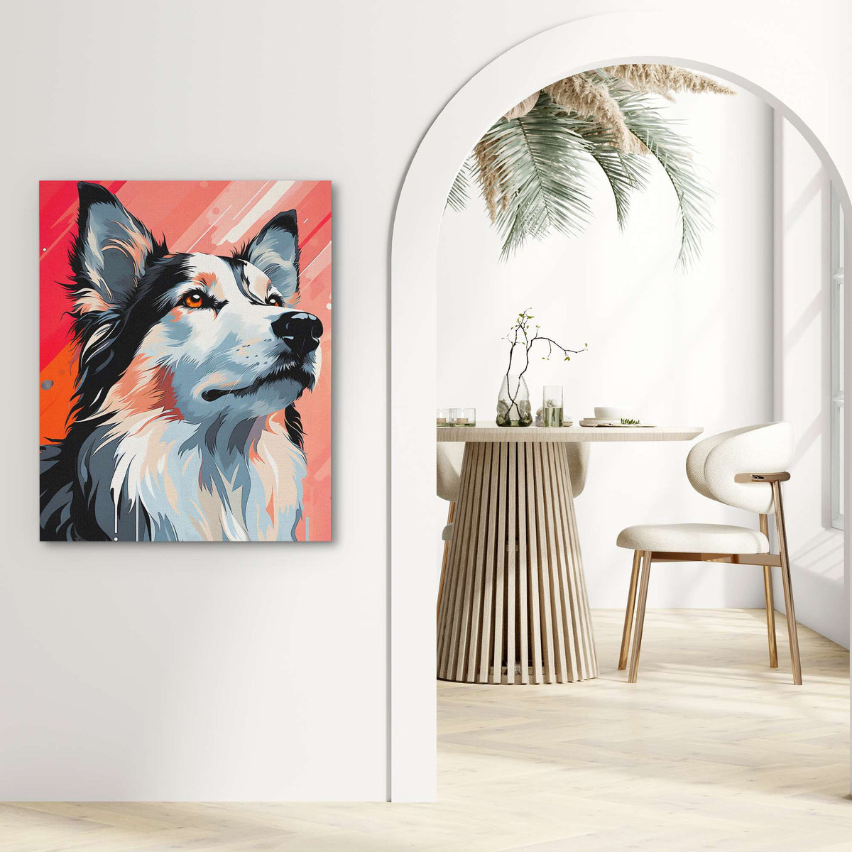 Mesmerized Husky - Luxury Wall Art
