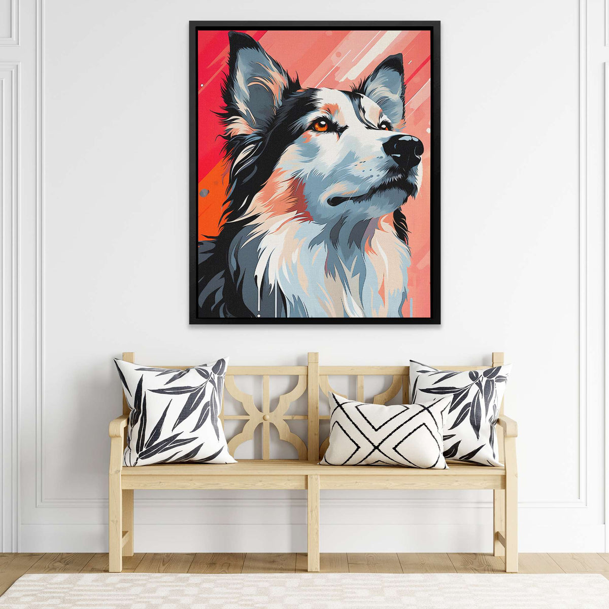 Mesmerized Husky - Luxury Wall Art