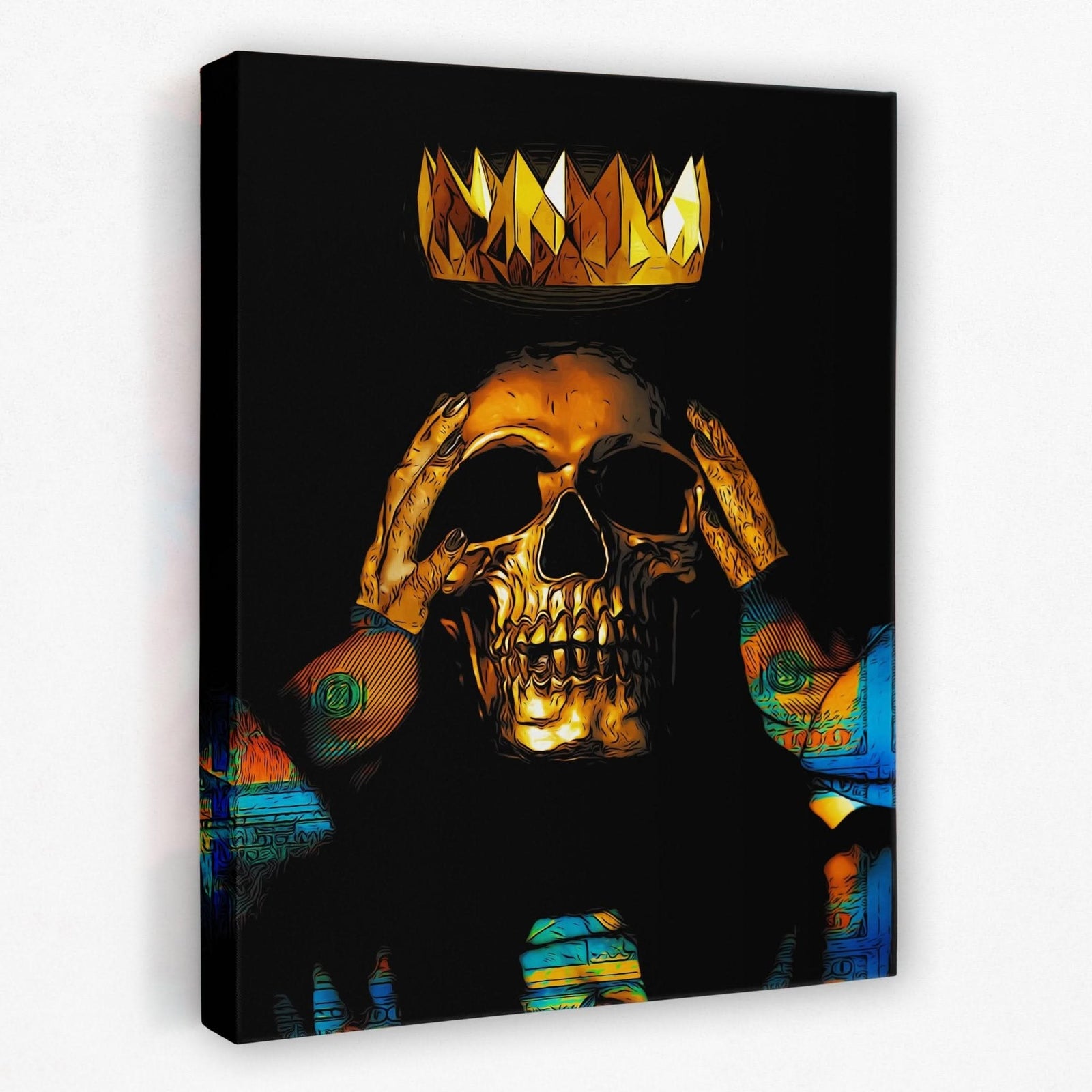 Midas Touch - Crown King Canvas Wall Art