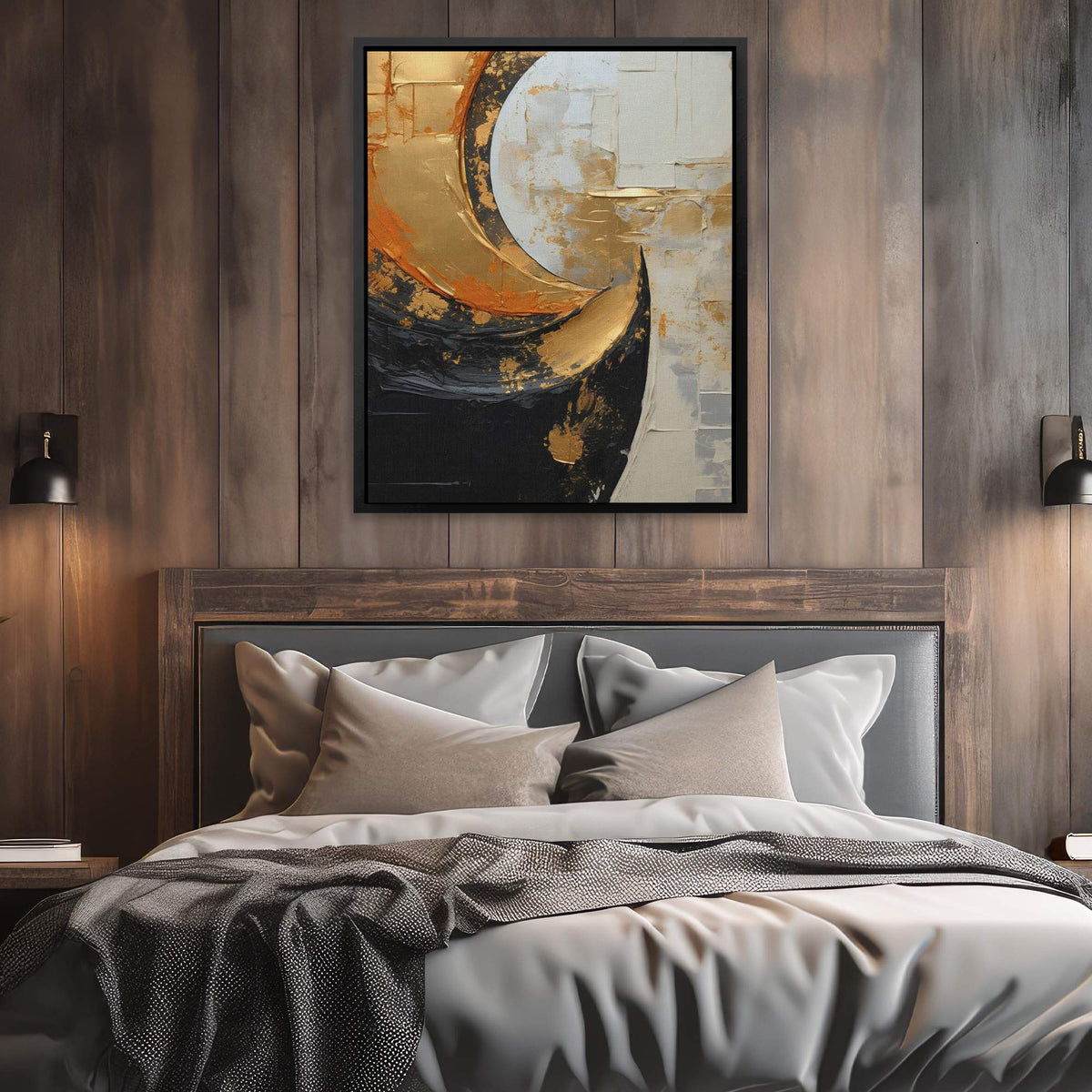 Midnight Gold - Luxury Wall Art