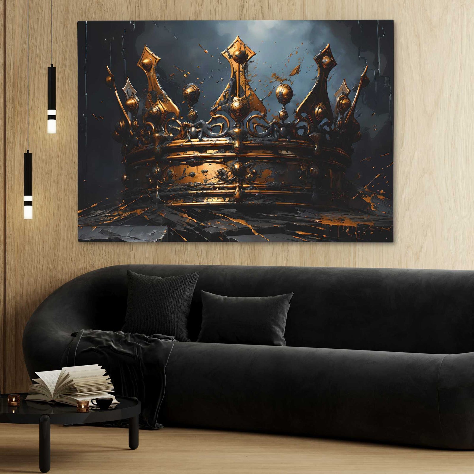 Midnight Regalia - Luxury Wall Art
