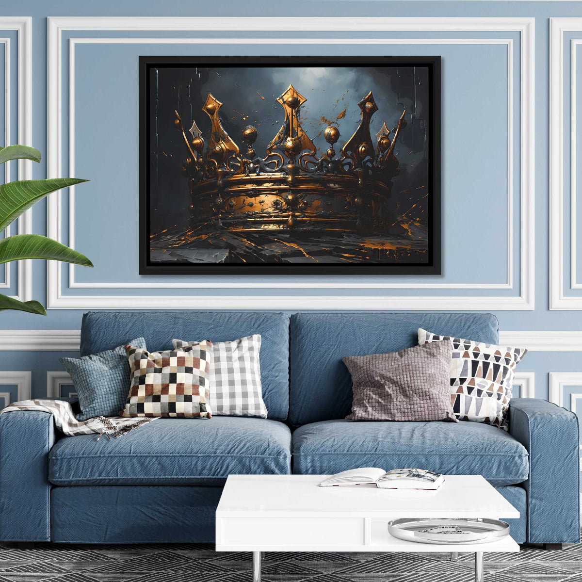 Midnight Regalia - Luxury Wall Art
