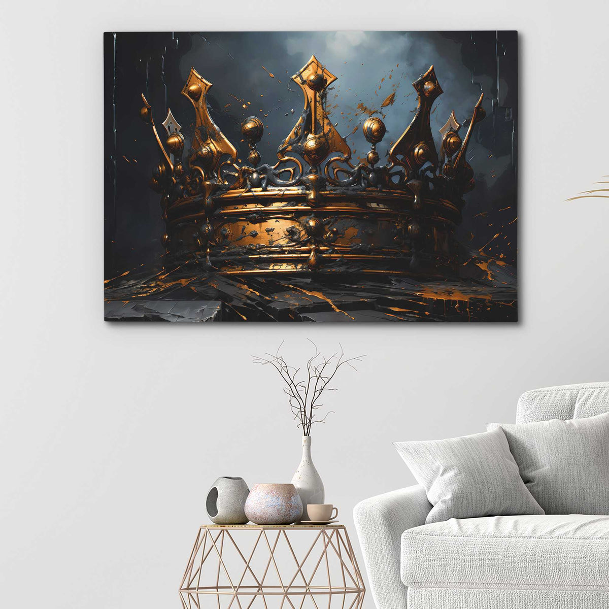 Midnight Regalia - Luxury Wall Art