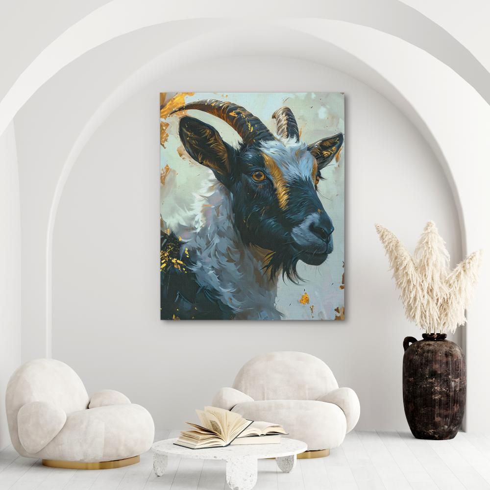 Mighty Mountain Goat - Luxury Wall Art