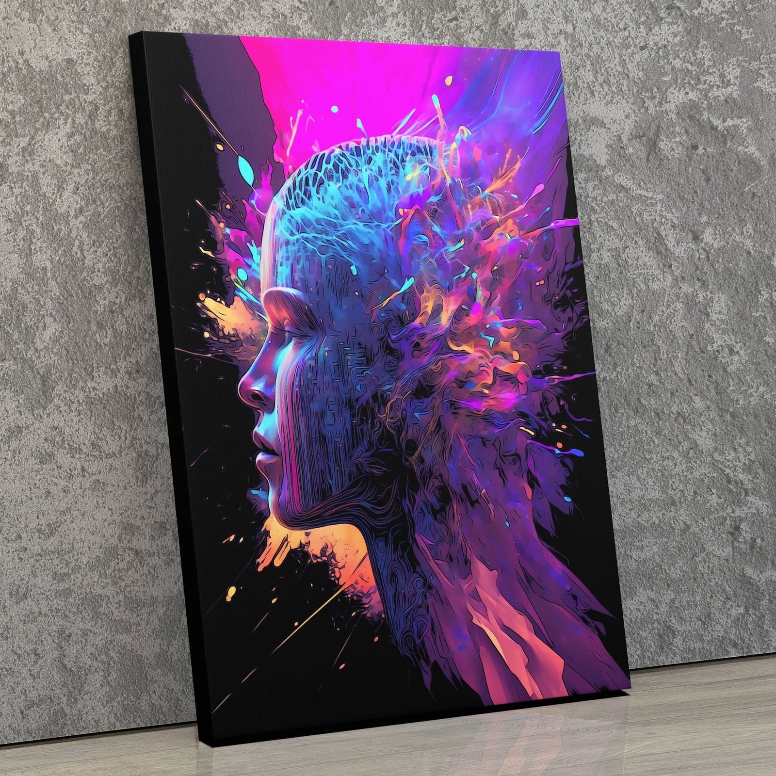 Minds Eye - Female Canvas Wall Art