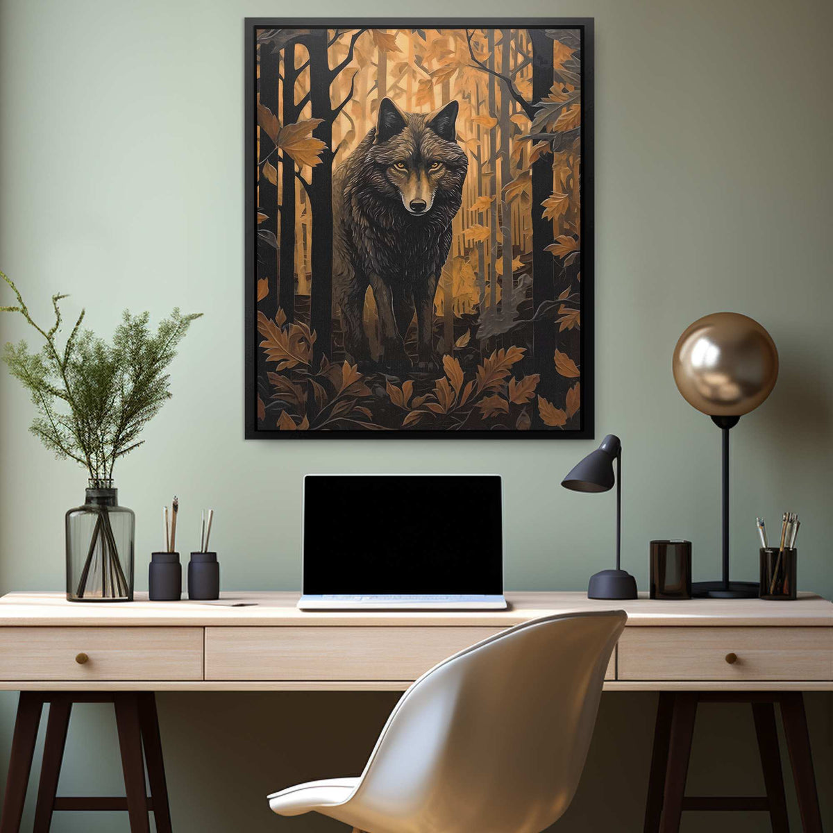 Molten Wolf - Luxury Wall Art