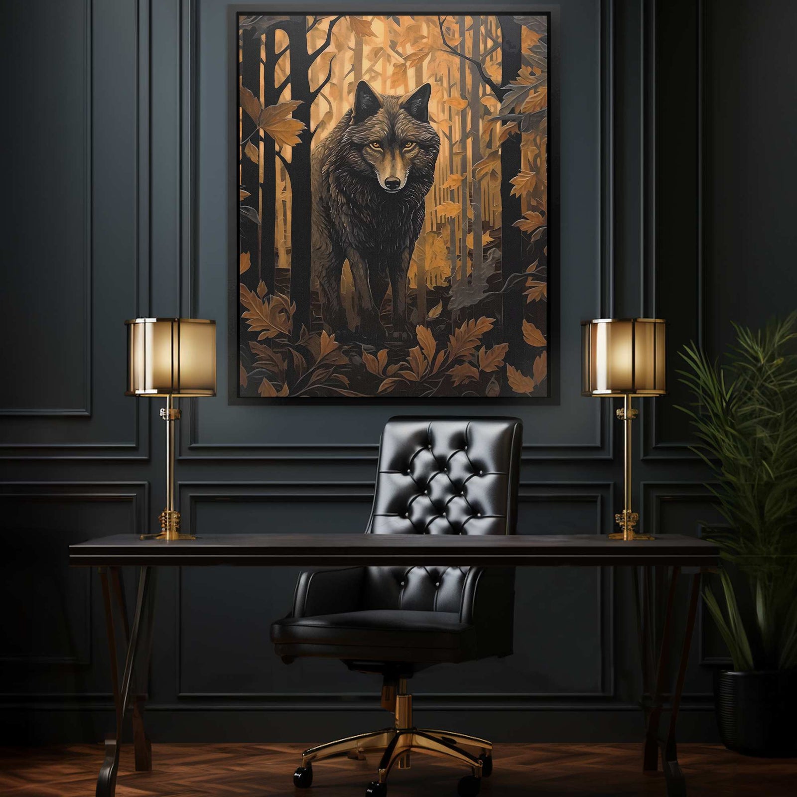 Molten Wolf - Luxury Wall Art