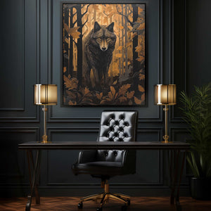Molten Wolf - Luxury Wall Art