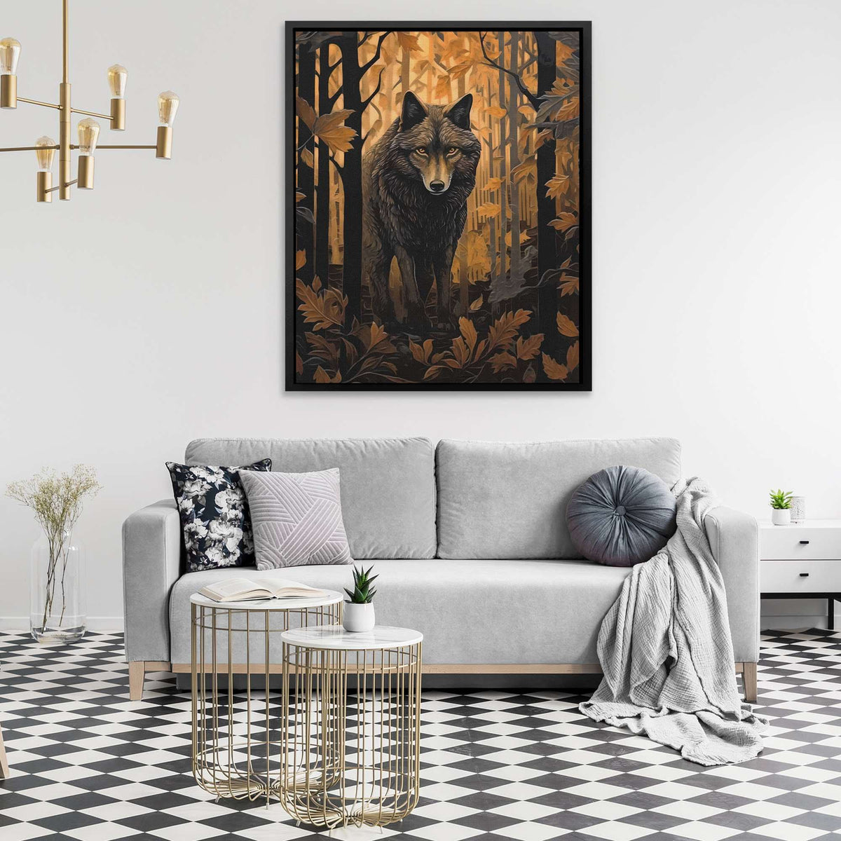 Molten Wolf - Luxury Wall Art