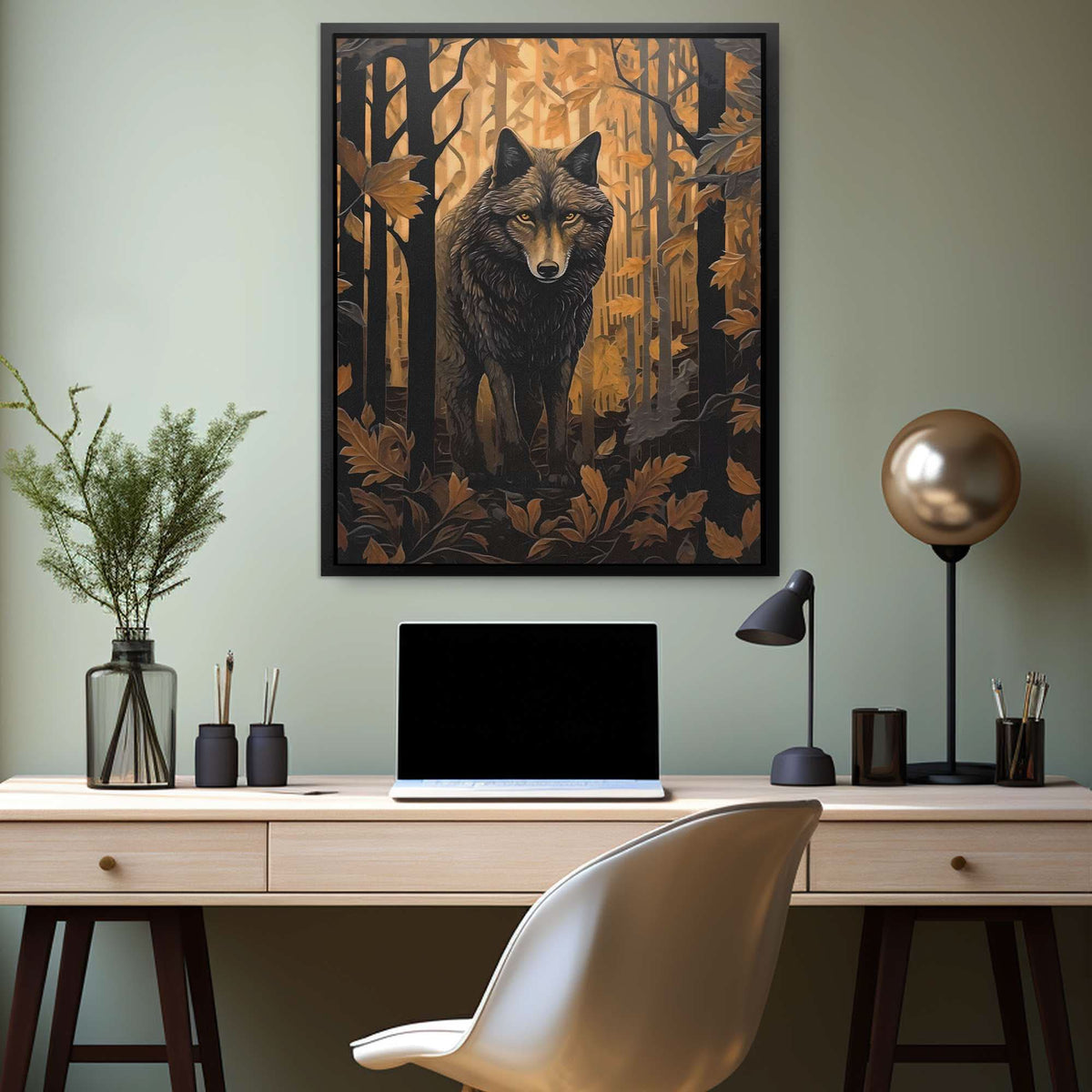 Molten Wolf - Luxury Wall Art