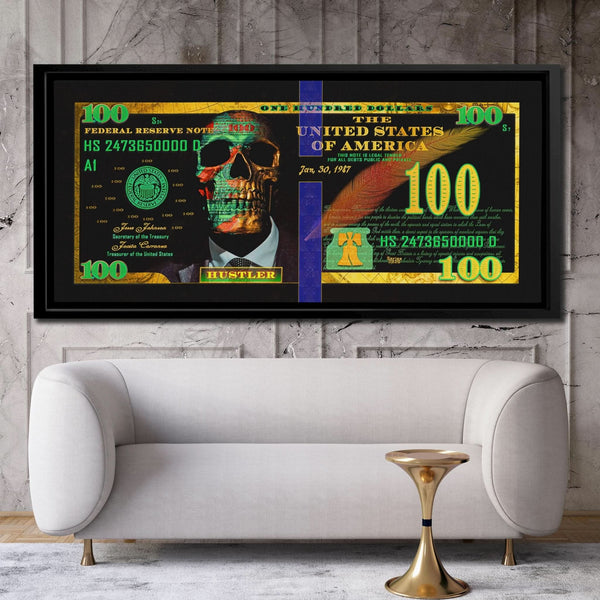 Money Market $100 Bill in a room