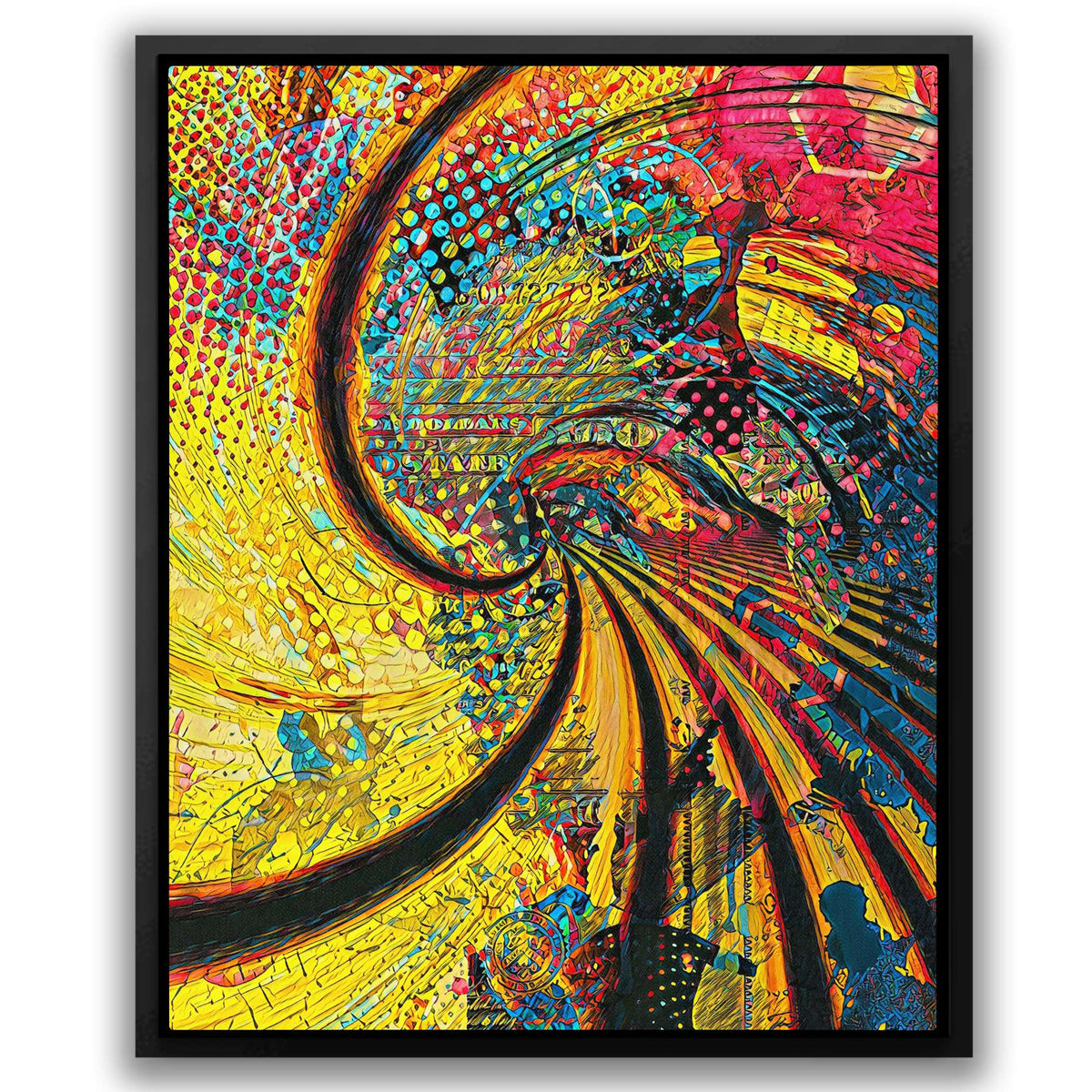 Money Spiral - Luxury Wall Art