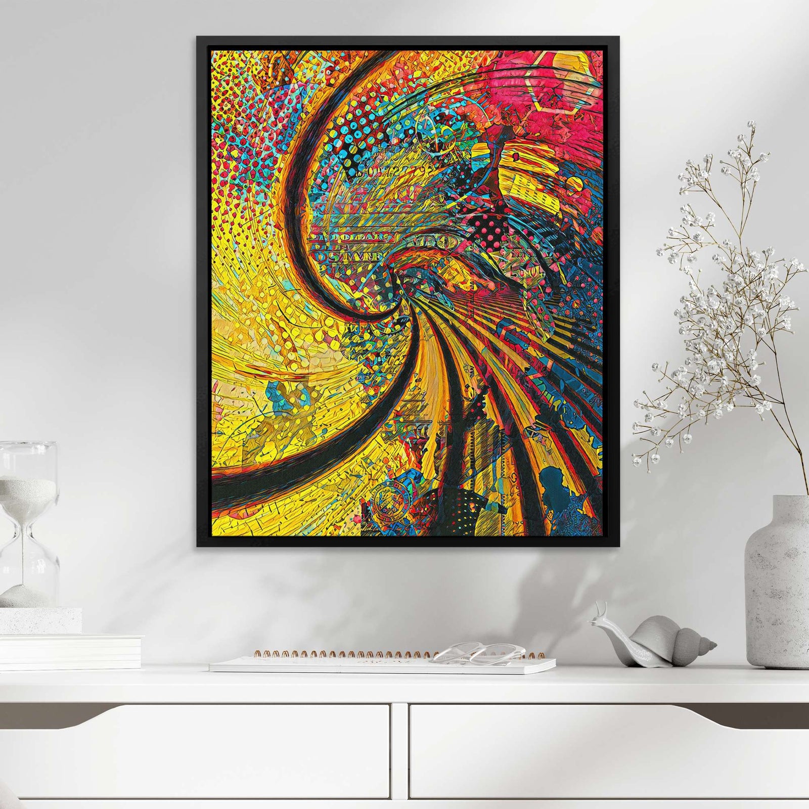 Money Spiral - Luxury Wall Art