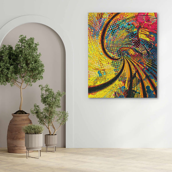 Money Spiral in a room