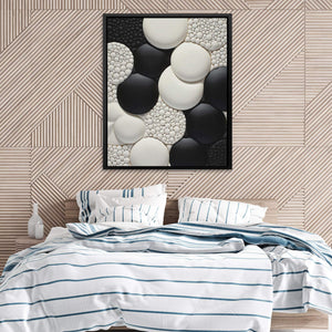 Monochrome Circles - Luxury Wall Art