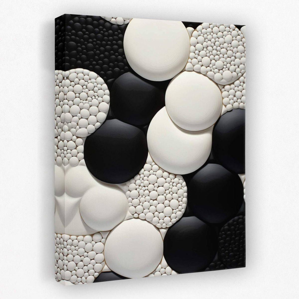 Monochrome Circles - Luxury Wall Art